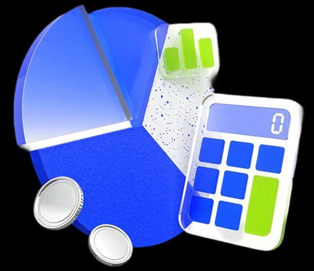 Illustration of a trader calculating pip values